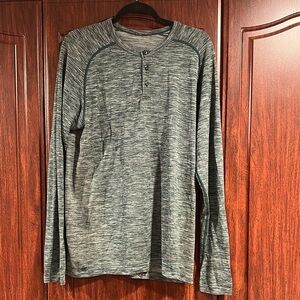 Men's Lululemon Long Sleeve Henley Shirt